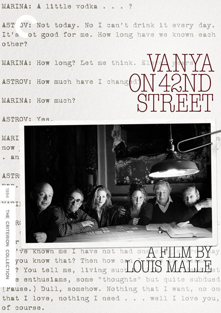 Vanya on 42nd Street Criterion Collection DVD Review: Chronicling the Last  Days of Multiple Eras - Cinema Sentries