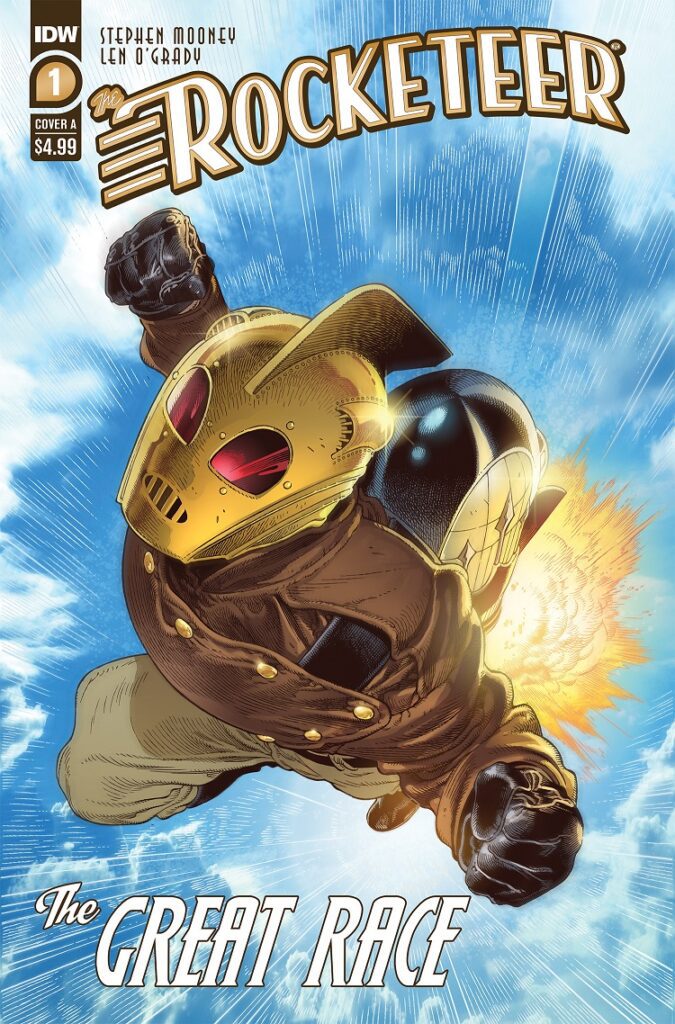 A poster of the movie Rocketeer, The Great Race