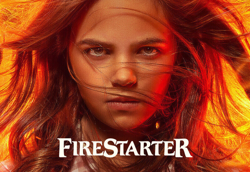 Firestarter, poster with a girl image