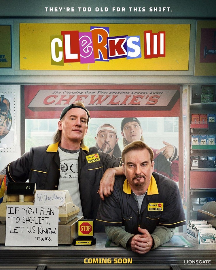 A cropped poster of the movie CLERKS III
