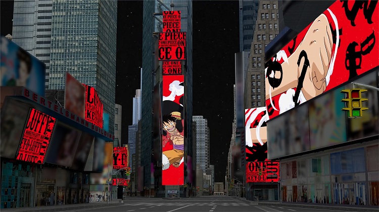 Toei Animation to Paint Times Square Red Image