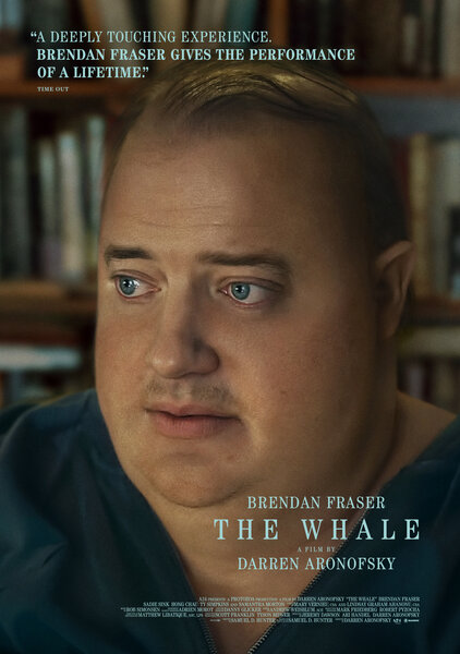 The poster of the film the whale
