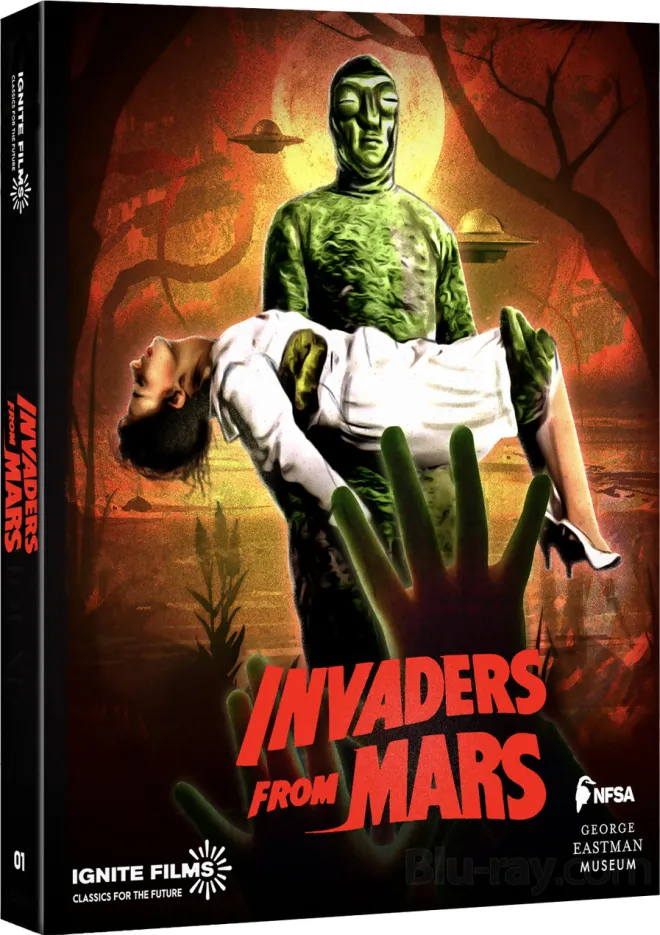 The cover of invaders from mars.