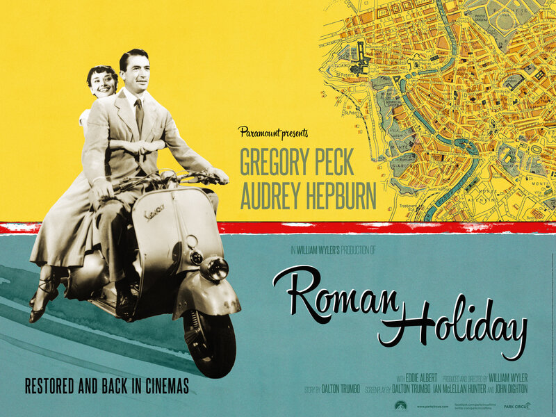 Poster of roman holiday, a film