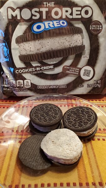 The view of oreo most oreo cookies