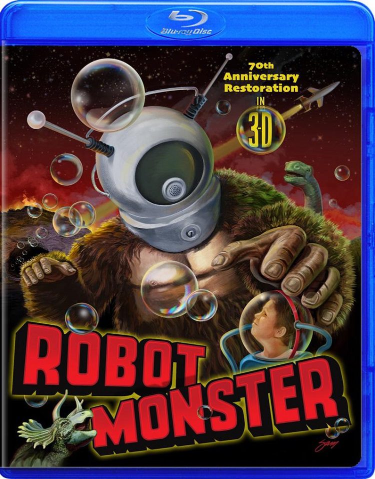 Robot Monster Blue Ray Poster in Color