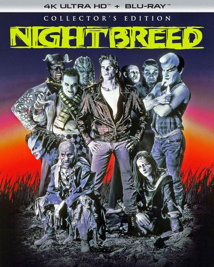Nightbreed Movie Poster in Grey and Red