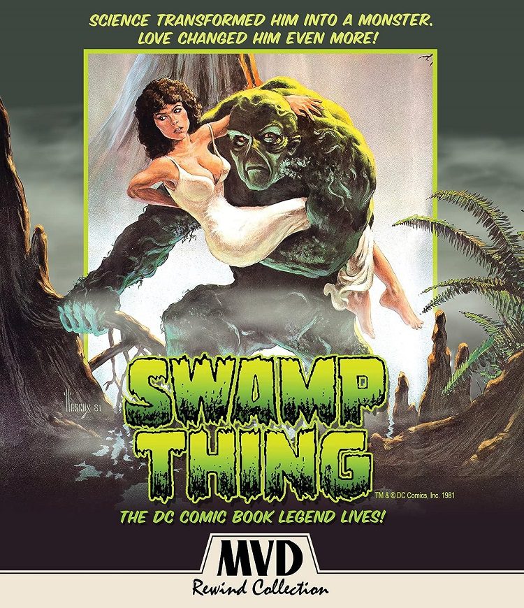 Swamp Thing Poster With Wording in Green