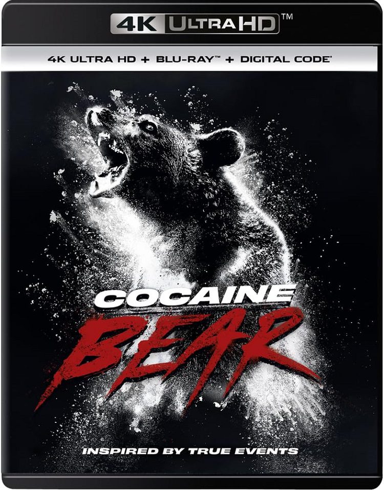 Cocaine bear 4k ultra hd blu ray.