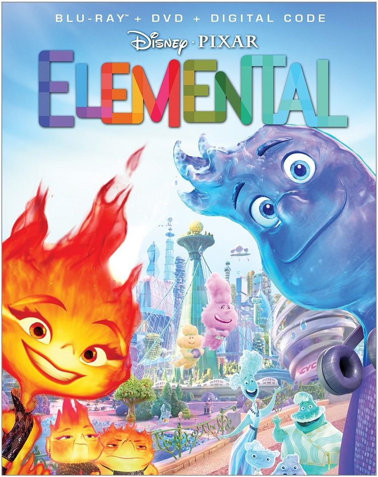 Disney pixar's elemental on blu - ray.