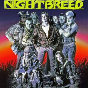 Nightbreed Movie Poster in Grey and Red
