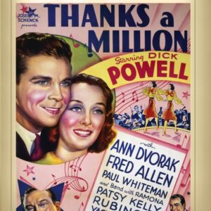 Custom Cropped DVD Cover of Thanks A Million